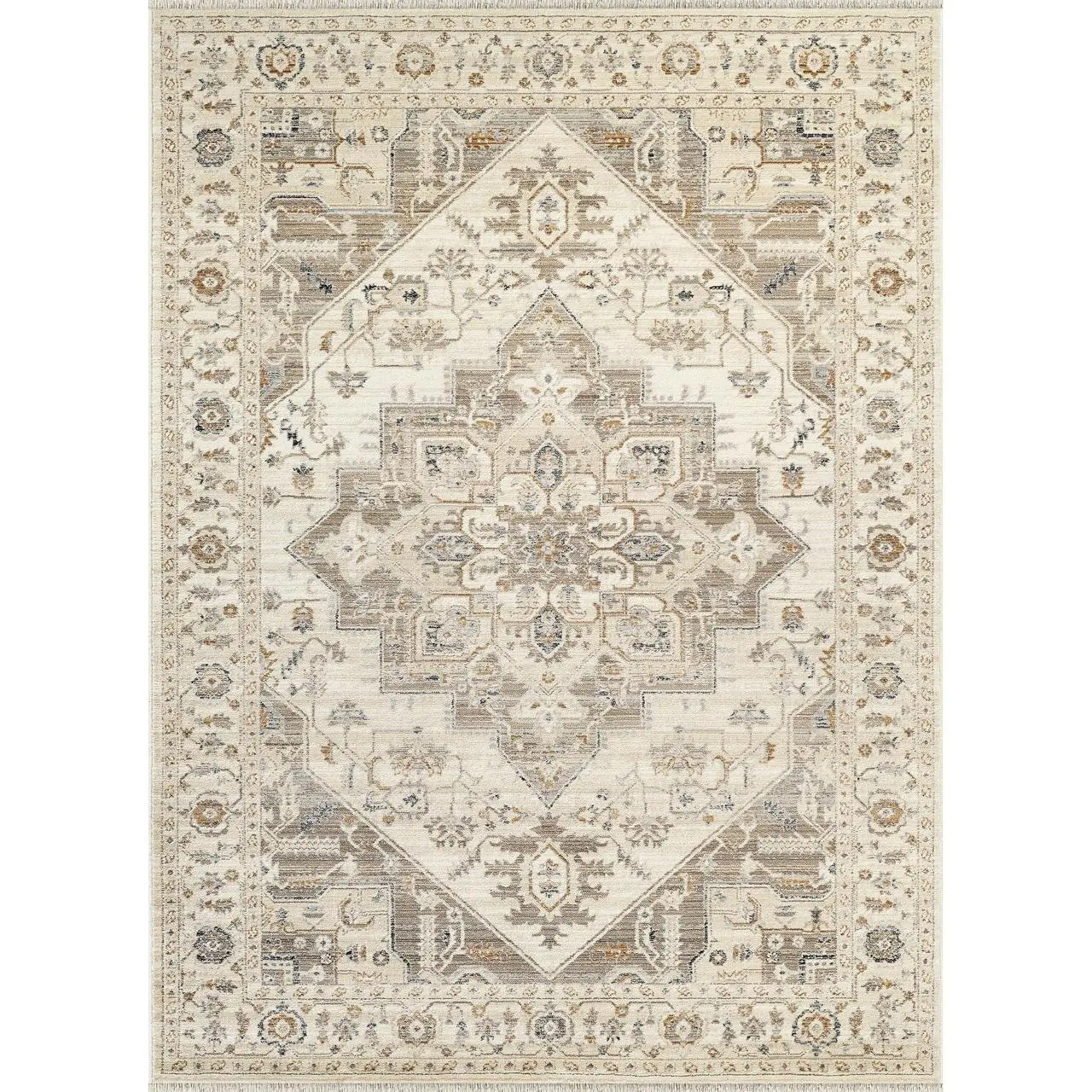 Alara Vintage Washable Beige Rug