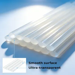 20pcs Crystal Glue Sticks, 0.7cm X 20cm Hot Melt Glue Gun Adhesive, Craft Sealing Repair Decoration, DIY Art Home Office Projects