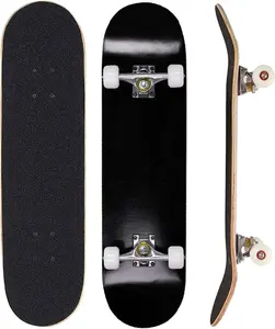 Standard Skateboards for Beginners Kids Boys Girls Youths Adults Starter-Complete Skate Boards 31''x 8'' Maple Wood Skateboard
