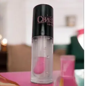 Color-Changing Lip Gloss pH-Activated Clear to Pink Magic Vanilla Scent Hydrating with Coconut & Sunflower Oils