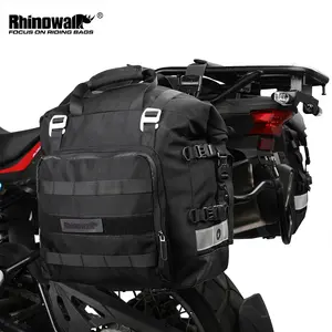 Rhinowalk Motorcycle Side Bag 20L Quick-release Universal for Touring Luggage Storage Saddle Pannier Riding Durable and Versatile For BMW For KTM Motorcycle Accessories