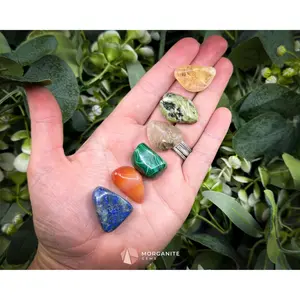 Taurus Zodiac Crystal Set | 6 Gemstones + Selenite, Spiral Cage & Gift Box