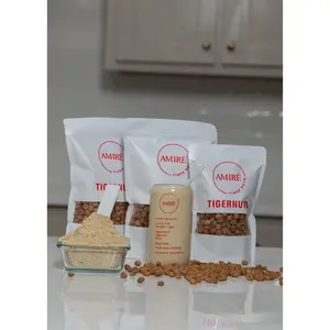 AMIRÉ Organic Tigernuts - 100% Organic, Non-GMO, Kosher Certified, Gluten-Free, Nut-Free, Dairy-Free, Plant-Based Fiber, Essential Minerals, Vegan, Paleo, Allergy-Friendly Snack