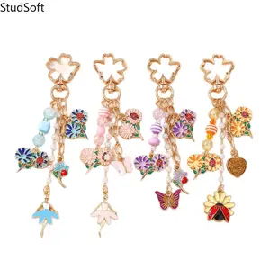 2026 New Butterfly & Flower Keychain / Bag Charm