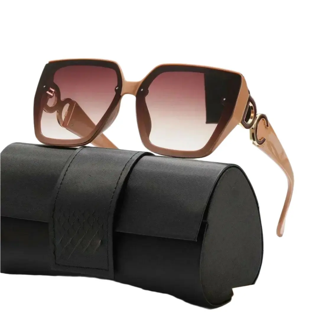 Men Women's Luxury Square Frame Sunglasses Model 2646 with UV400 Protection Gradient Lenses for Optimal Eye Care