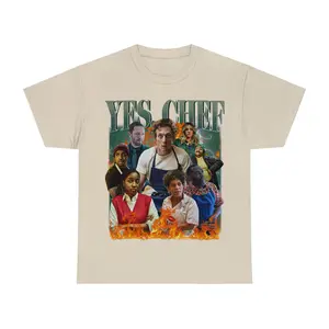 Yes Chef Retro T-Shirt Sweatshirt Hoodie Unisex Cotton Fabric