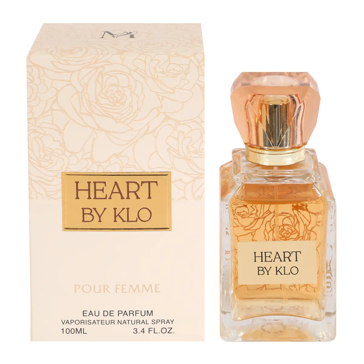 Heart by Klo Pour Femme Eau De Parfum Vaporisateur Natural Spray for Women 100Ml 3.4fl.oz. Heart by Klo Pour Femme Eau De Parfum Vaporisateur Natural Spray for Women 100Ml 3.4fl.oz.