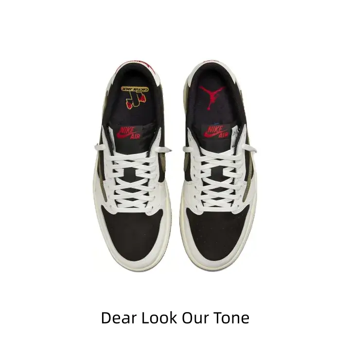 Black White Leather Low Top Skate Sneakers Unisex Vintage Off-White Midsole Casual Shoes