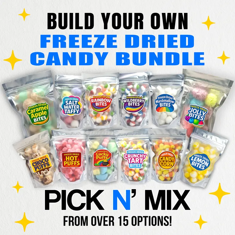 Freeze Dried Candy - Build Your Own Bundle! - Pick N' Mix From Over 15+ Options! - Freshly Made - Snack Size