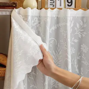 1PC Wardrobe Adhesive Anti-Dust Curtain for Living Room and Kitchen with Magic Tape Window Curtain for Dustproof