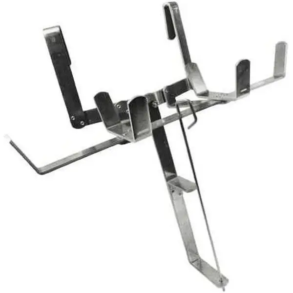 USA-Made Drywall Mud Pan Holder with Aluminum Built-In Tape Spool, Attaches to Belt for Hands-Free Taping, Lightweight & Durable, Compatible with Most Pans - 100+ Year Family-Owned MFG Tool Organizer, Hook Below Pan