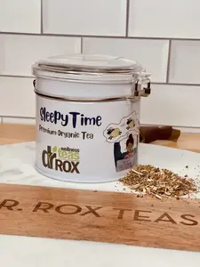 Dr. Rox Wellness Tea: SleepyTime Tea Blend: Fast-Acting Herbal Tea, Loose Leaf Bagged in Biodegradable Pyramid Sachets