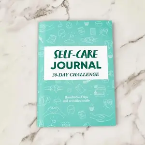 Guided Journal for Emotion Management & Self-Growth, 30-Day Theme Challenges, Sustainable Self-Care Habits, Personal Development Log Book