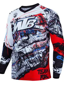 Mtb Racing Motocross Gear Enduro DownhillJersey Mountain Bike Racing Clothing MTB BMX Shirt Long Sleeve Maillot Ciclismo Cycling Shirt