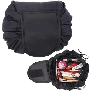 Portable Drawstring Cosmetic & Makeup Bag Organizer - Durable Travel Makeup Pouch - Stylish & Functional Bag for Easy Organization & On-the-Go Beauty