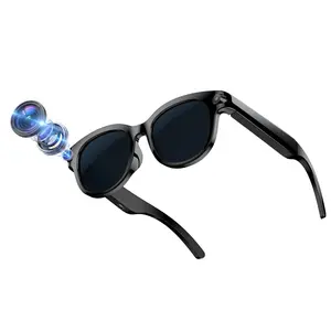 AI Smart Sunglasses with 800W Pixel Camera, Anti-Shake Video Recording Smart Glasses, 3 Lenses (Transparent + Black +Purple ) ,290Mah Battery ,40g Weight ,Hands-free BT Calling,AI Translation ,AI Glasses