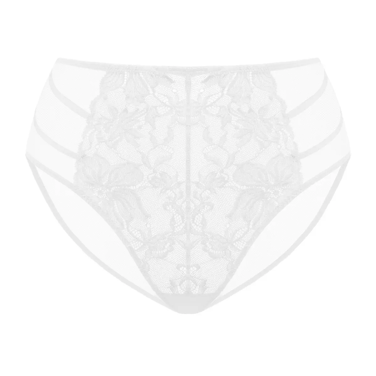 Pretty In Petals-High-Rise-White