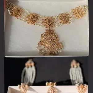 Royal Pearl & Kundan Bridal Jewelry Set