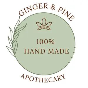 Ginger & Pine Apothercary shop logo