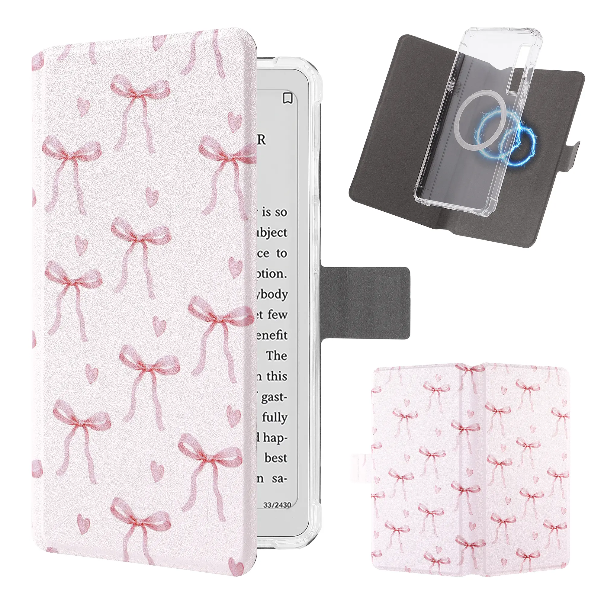 Magnetic Detachable Case for Onyx BOOX Palma 2 / Palma, 2-in-1 PU Leather Folio Cover with Auto Wake/Sleep, Slim Protective Case