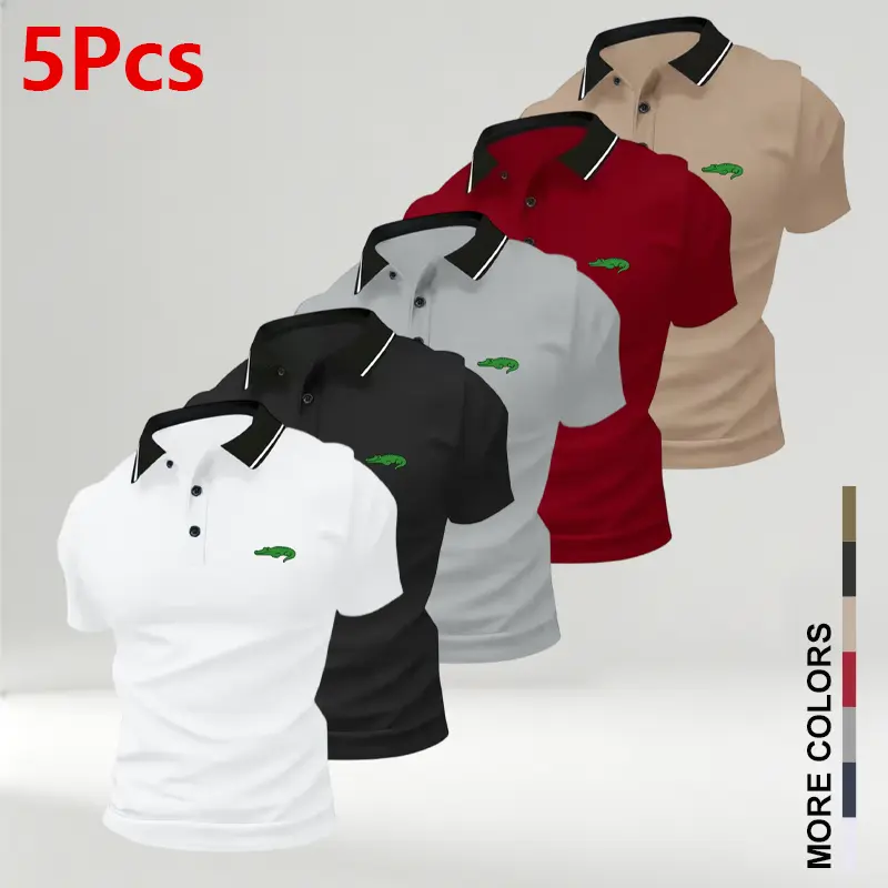 White + Black + Gray + Red + Khaki