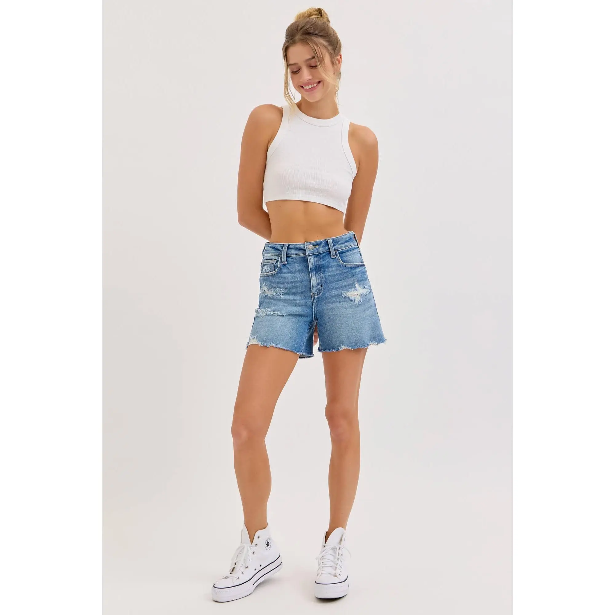 Mid Rise Boyfriend Short