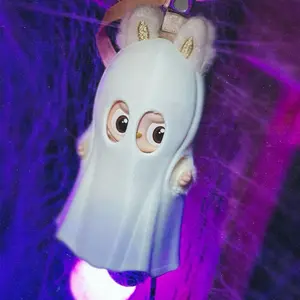 Pin For Love Labubu 3D Printed Halloween Ghost Outfit Adorable Design for Labubu Collection