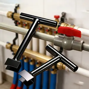 Underfloor Heating Water Divider Switch Power Lever 21Mm Opening Extended Lever Heating Manifold Switch Hand Tool