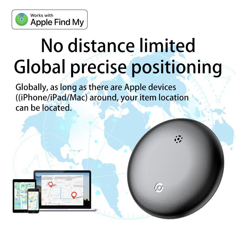 Compact Tracking Device GPS for Car No Subscription (iOS Only)Portable GPS Tracker for Vehicles, No Subscription Required, Hidden Anti-Lost Tracking Device for Car, Motorcycle, Bike (iOS Only)