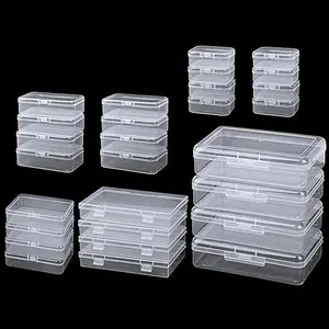 28-Pack Small Plastic Storage Boxes – Rectangular Craft Organizers with Lids, Ideal for Beads, Jewelry, Office Supplies & Small Items, Trendy and Practical for Halloween Decoration 2024 , Home Essential,Must Haves