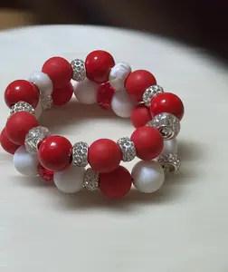 Silicone Bead Bracelet Singles & Sets, Beaded Stretch Bracelet, keychain, Sensory Bracelet, Fidget Bracelet, Colorful Silicone Bracelet