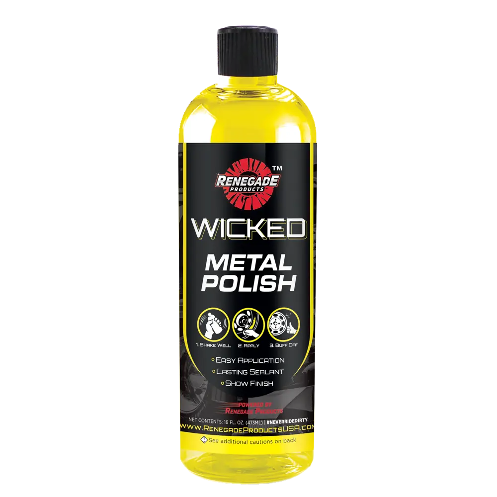 Renegade Products Wicked Metal Polish 16oz – Multi-Surface Polish for Aluminum, Brass, Copper, Stainless Steel & Chrome Renegade Products Wicked Metal Polish 16oz – Multi-Surface Polish for Aluminum, Brass, Copper, Stainless Steel & Chrome