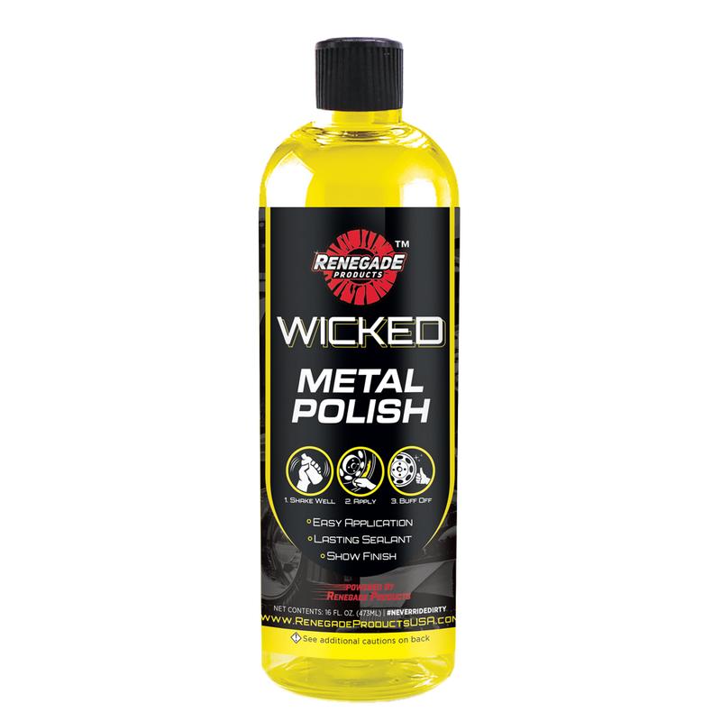 Renegade Products Wicked Metal Polish 16oz – Multi-Surface Polish for Aluminum, Brass, Copper, Stainless Steel & Chrome