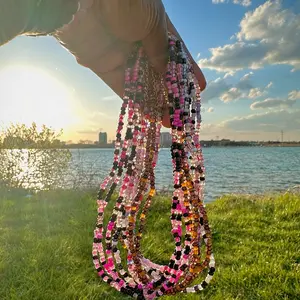 Mixed Seed Beaded Necklaces