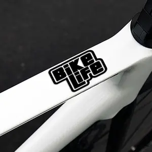 Fun bike motorcycle life stickers, suitable for covering frame scratches, outdoor decorative stickers, suitable for road seat
