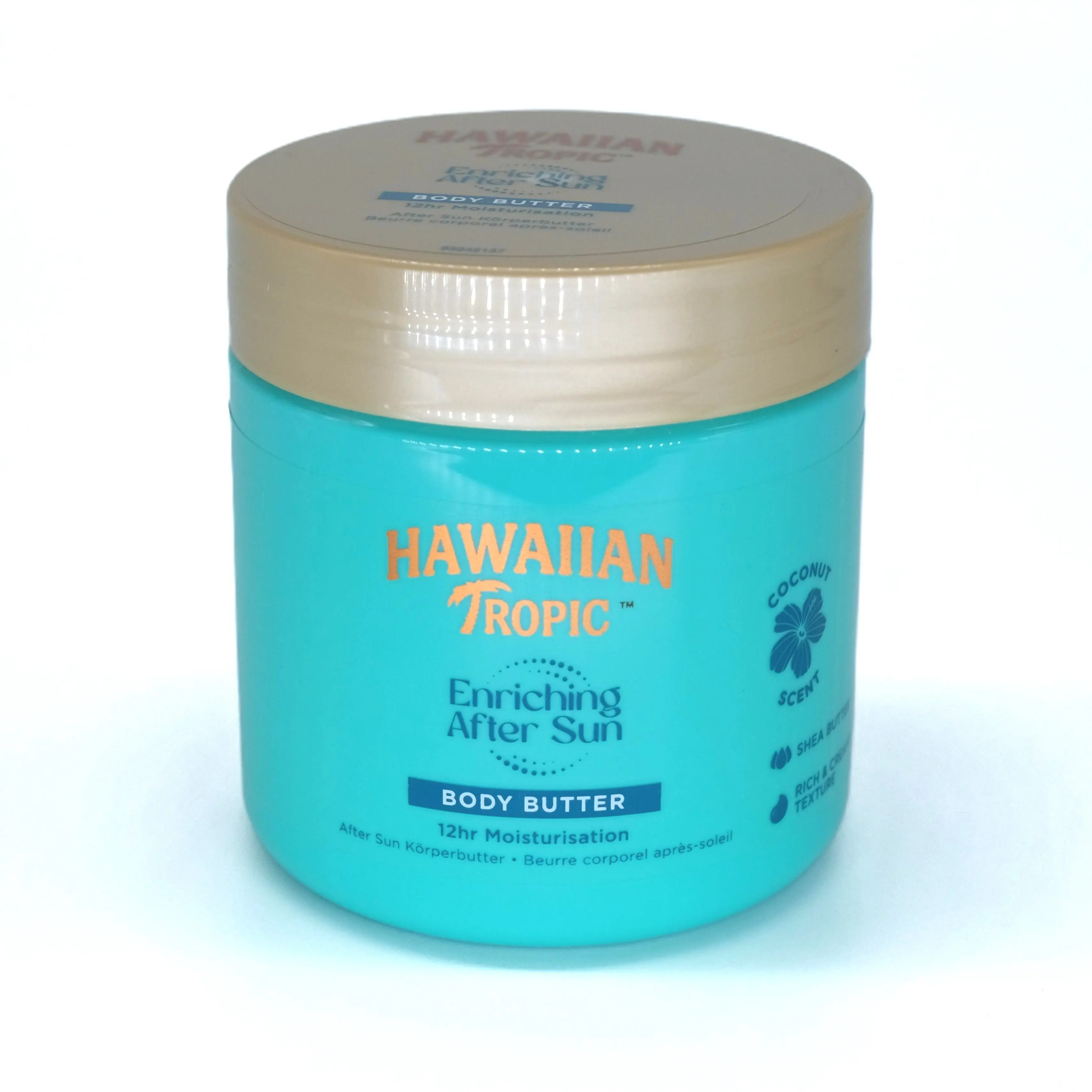 Hawaiian Tropic Exotic Coconut Aftersun Body Butter Cream, 7oz Daily Lightweight Moisturizing Soothing Nourishing Body Care Product for Skin Repair