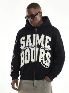 SMAI Y2K Harajuku Letter Hooded Sweatshirt For Men Long Sleeve Casual Top For Autumn Winter Regular Fit Cool Clothes Plus Size Designer Clothing Menswear Gamis Wetsuit Black Motocross Operator Christmas Spring Fall Regular Fit Rib Knit