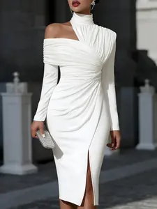 Elegant Colorblock Midi Dress, Summer Casual Style, Sleeveless Design, Perfect for Daily Wear & Special Occasions, Women's Fashion