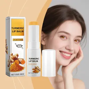 Turmeric Moisturizing Lip Balm, Gentle Ingredients for Lip Care, Hydrating and Nourishing, Long-Lasting Moisture, Plump Lip Treatment