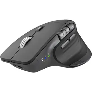 ,  Rechargeable Silent  with Multi-Device, Adjustable DPI, Flying Scroll & Thumb Wheel,  Mice for Laptop, Computer, Tablet, Smartphone (Black)