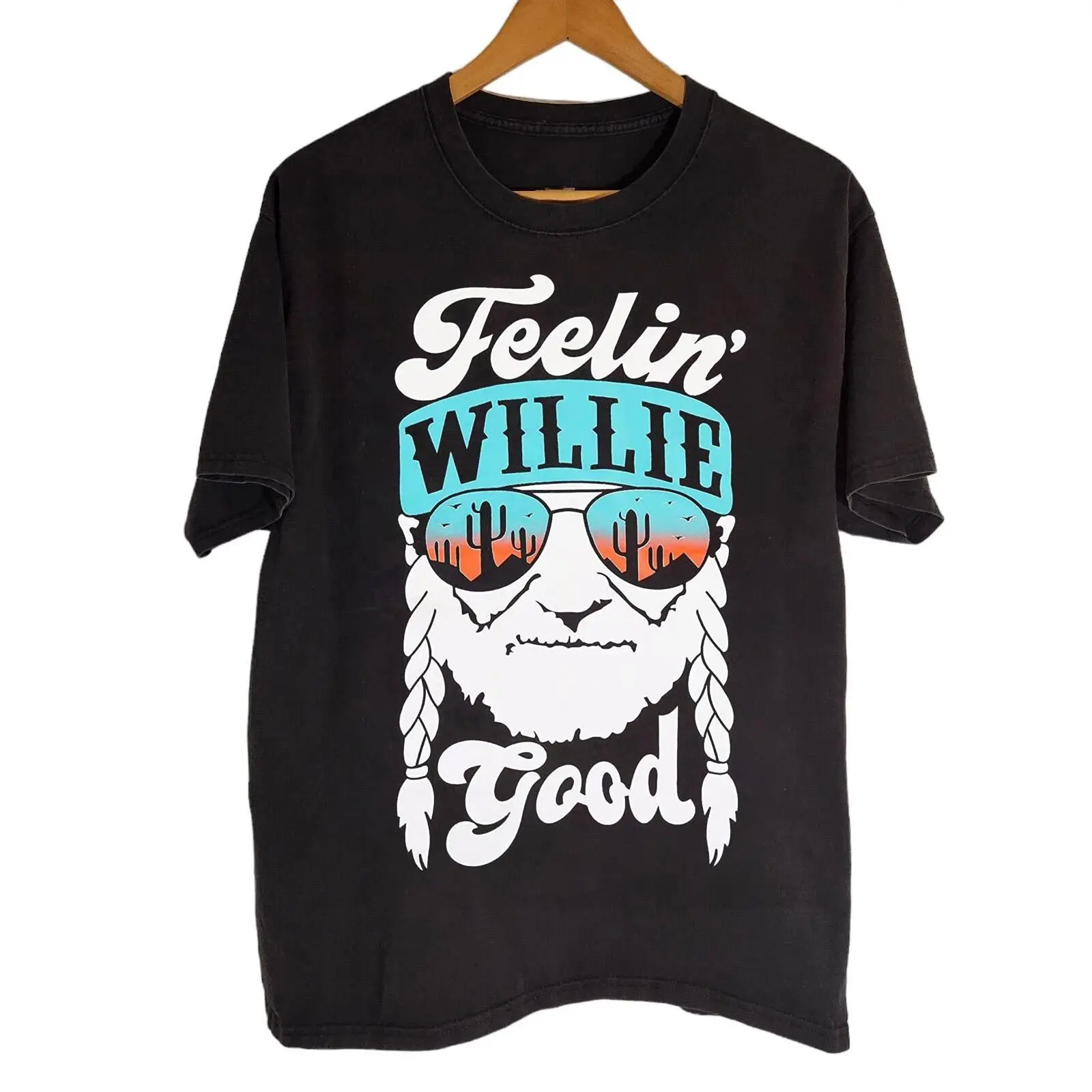 Willie Nelson Feelin' Willie Good T-Shirt – Outlaw Music Festival Tee Country Concert Merch