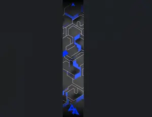 APA HEX CAMO SERIES ARROW WRAPS - BLUE