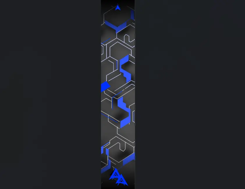 APA HEX CAMO SERIES ARROW WRAPS - BLUE