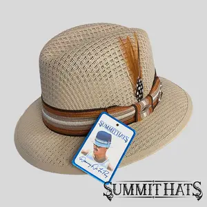 Impala Khaki - Authentic Danny De La Paz Lowrider Derby Signature Hat Collection - Inspired Boulevard Nights Fedora by Summit Hats