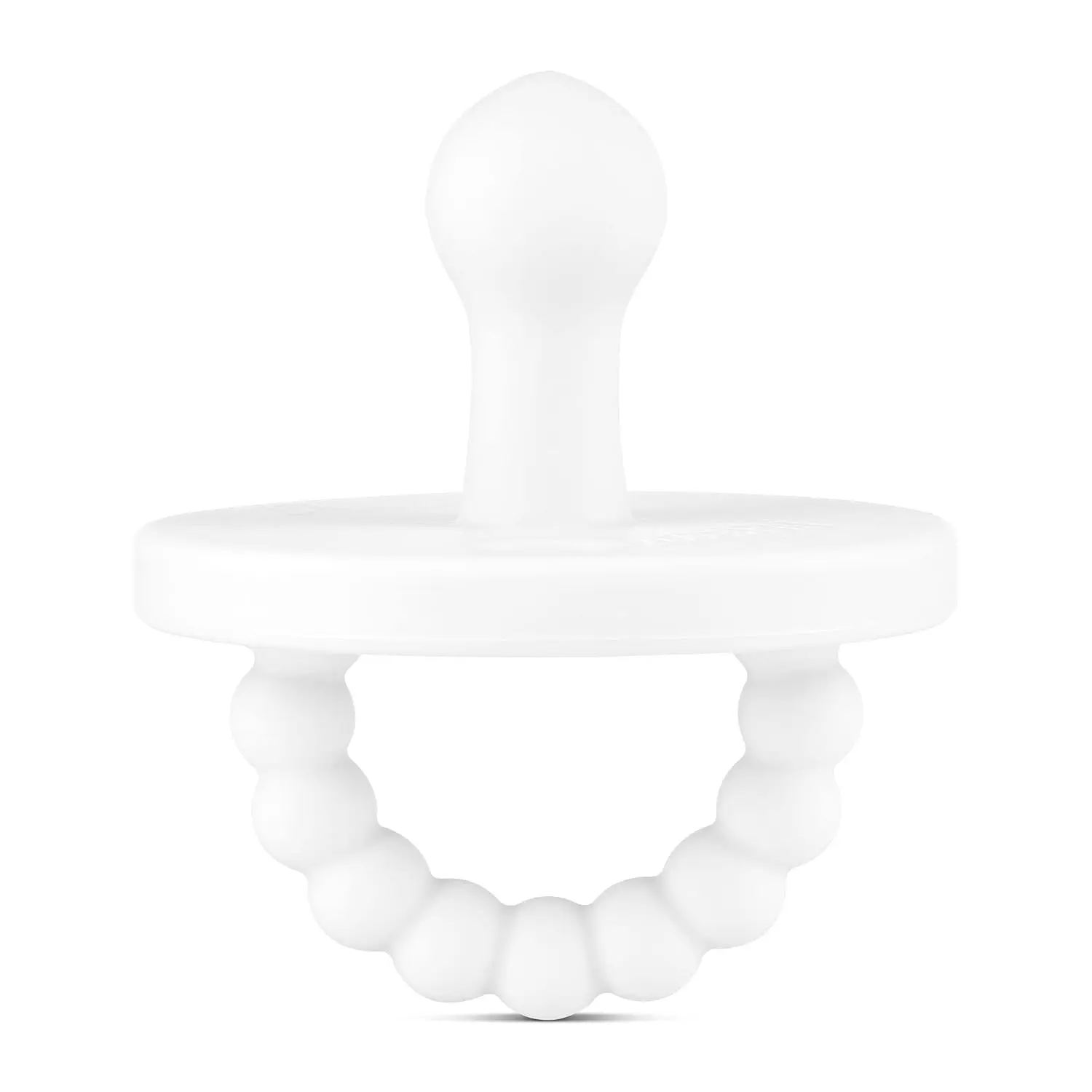 Ryan & Rose Cutie PAT Pacifier Teether (Bulb, White) Ryan & Rose Cutie PAT Pacifier Teether (Bulb, White)