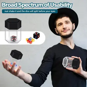 2Set Magic Dice Set, One Becomes Many. Color Dice Set, Transformable Props Accessories, Suitable For Magic Performances, Suitable For Various Parties, Proposal Props