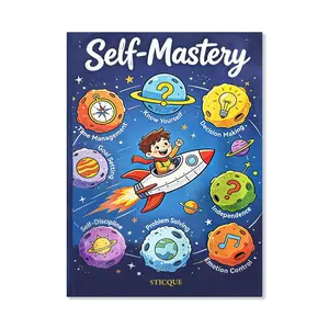 Children's Self-Management Notebooks, Office Stationery for Elementary School Students, Extracurricular Reading Gift to Boost Self-Confidence and Social Adaptability