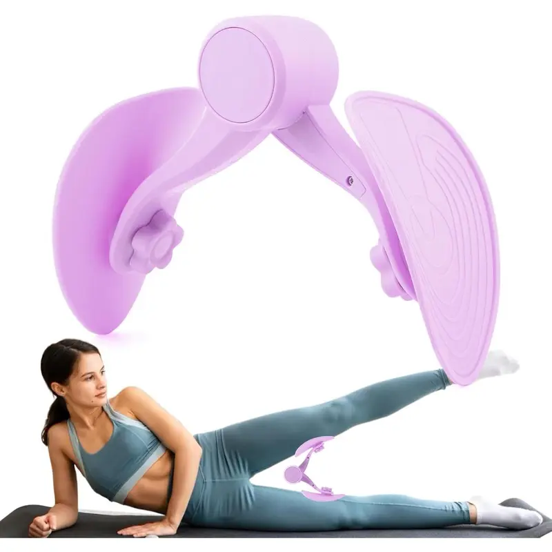 Women's Ergonomic Cushioned Straps Kegel Exerciser - Durable Materials, Elasticity, Adjustable Thigh Trainer for Glute Strengthening, Postpartum Recovery, Healthcare, Hips, Prop 65 Safe Travel-Light Home Fitness Gear