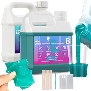 Super Elastic  Mold Making Kit 70.56 Oz, Liquid  for Mold Making, Silicon Rubber for Molds Maker 1:1 by Volume Ideal for Casting with Resins | Plaster | Candle | Soap etc.