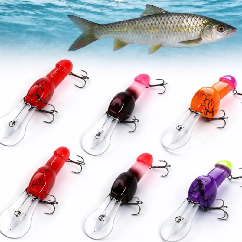 6 PCS Long Lip Crankbait Fishing Lures, Mixed Floating Sinking Hard Baits, Casting Bass Lure Kit with Treble Hooks, All Water Depths Fishing Tackle Gift for Angler